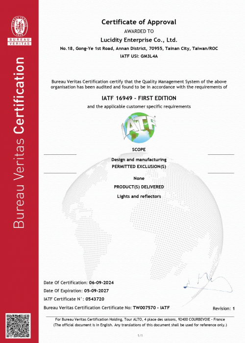 IATF・ISO・AEO 認証